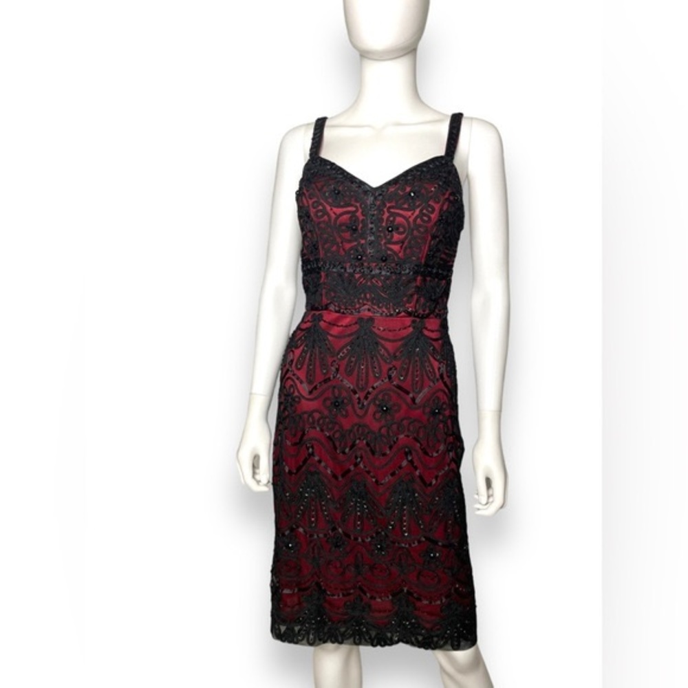 Sue Wong Nocturne Beaded Cocktail Dress
